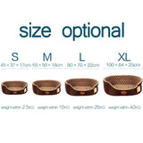 Double sided dog bed